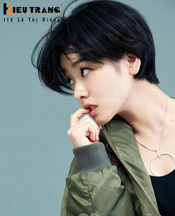 kiểu t&oacute;c pixe h&agrave;n quốc