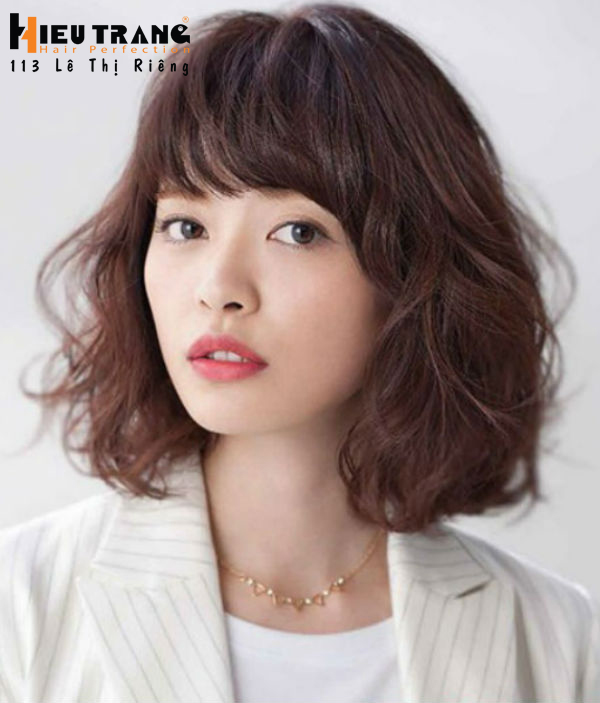 t&oacute;c ngắn uốn xoăn h&agrave;n quốc